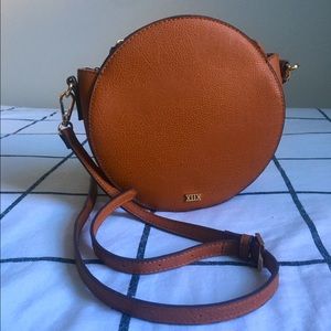 *SOLD OFFLINE* Brown Circular Vegan“Leather” Purse